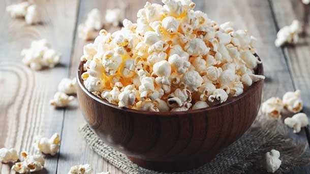 Zoute popcorn maken